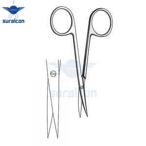 Ciseaux chirurgicaux Iris-Kilner 11,5 cm (4½ pouces) en acier inoxydable, droits, tranchants, réutilisables, pour la chirurgie plastique - Product Image 3