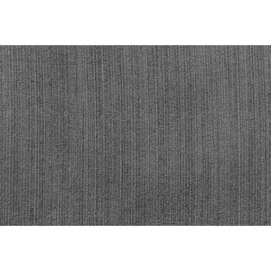 Poltrona da Soggiorno Senza Braccioli in Tessuto Grigio Effetto Lino con Gambe in Legno e Borchie, 1 Pezzo, con Cuscino - Product Image 4
