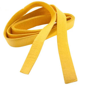 Cinturón de Jiu-Jitsu OEM de Buena Calidad, 100% Algodón, Negro, Multicolor, Cinturón de Karate y Judo, 10 Niveles, Cinturón Profesional, Tamaño y Color Personalizables - Product Image 2