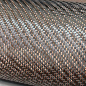 copper <b>glitter</b> Carbon Fiber Fabric - Product Image 4