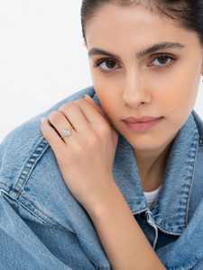 Oval Lab Grown Diamond <b>Engagement</b> <b>Rings</b> 1.51ct VS+ Clarity Georgian Prong Set <b>Unique</b> Modern Solitaire IGI Certified 10K Solid - Product Image 2