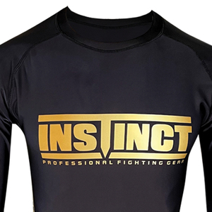 เสื้อรัดกล้ามเนื้อคอกลมสำหรับผู้ชาย พิมพ์ลายโลโก้ตามสั่งด้วยเทคนิค Sublimation สำหรับ MMA BJJ ขายส่ง เสื้อรัดกล้ามเนื้อสำหรับออกกำลังกายในยิม ระบายอากาศได้ดี - Product Image 2