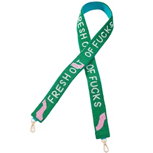 Sangle de sac à main perlée Zeta Tau Alpha, faite main, élégante, durable, en coton, taille personnalisable, pour les supporters de la sororité et les jours de match - Product Image 6