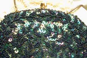 Luxury Hand Embroidered Beaded Classic <b>jewelry</b> bag Pattern Clutch Bags with Sequins & Chain Strap for Evening & Party Use - Product Image 5