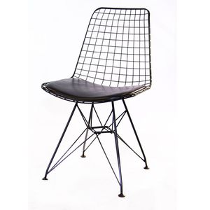 Silla de Comedor con Estructura Metálica, Silla de Comedor de Lujo para Restaurante, Cafetería y Bar, Muebles para Comedor - Product Image 2