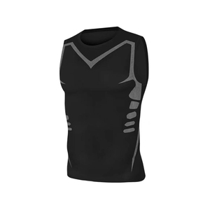 Débardeur décontracté en maille respirante pour homme, coupe ample, sans manches, pour la gym, le fitness, l'entraînement au basketball - Polyester/Coton, séchage rapide - Product Image 1