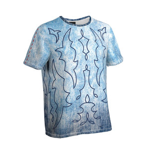 T-shirts pour hommes en sublimation, tendance, élégants, personnalisés, de haute qualité, durables, nouvelle arrivée, anti-plis. - Product Image 3