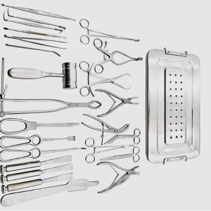 Juego Básico de Cirugía Ortopédica de 25 Piezas, Instrumentos Quirúrgicos Manuales de Acero Inoxidable Alemán con Caja - Product Image 6