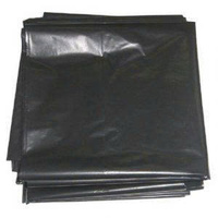 Sacs poubelle ménagers jetables noirs en LDPE, résistants à l'humidité, thermoscellables, avec fermeture éclair, de qualité alimentaire, pour les déchets de cuisine