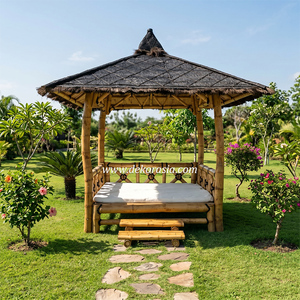 Pérgola de Bambú Natural para Decoración de Jardín y Hogar, Estructura de Bambú para Exteriores, Venta al Por Mayor - Product Image 5