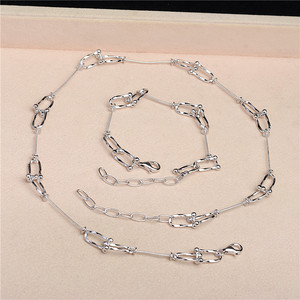 Collier en argent S925 à 8 perles en forme de U et support pour bracelet double à 3 perles, kit de fabrication de bijoux, composants et accessoires, modèle 5582 - Product Image 2