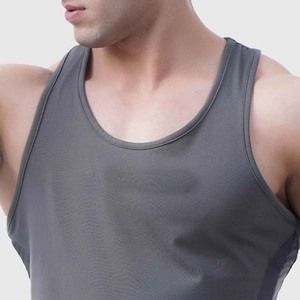 เสื้อกล้ามคอกลมทรงสปอร์ตสำหรับผู้ชาย ผ้ายืด/โพลีเอสเตอร์ ทรงหลวม แห้งเร็ว ระบายอากาศดี เหมาะสำหรับออกกำลังกายที่ยิม - Product Image 6