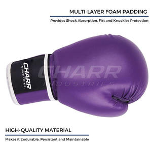 Guantes de Boxeo de Cuero Transpirable para Hombre y Mujer, Guantes de Entrenamiento con Acolchado Suave, Cierre de Gancho y Bucle Ajustable de Primera Calidad - Product Image 2