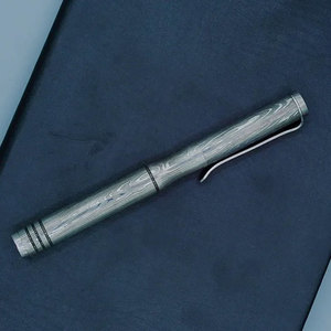 Bolígrafo de Escritura de Acero de Damasco Hecho a Mano de Primera Calidad, Papelería de Oficina de Lujo, Regalo para Profesionales y Coleccionistas - Product Image 6