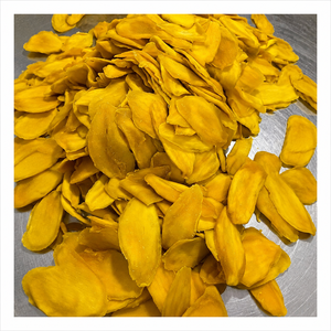 Golden <b>Dried</b> <b>Mango</b> Slices Sweet Tropical Fruit Snack Bulk Pack for Dessert Topping and Foodservice Use - Product Image 1