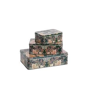 Decorative Cookie Tin with Lids Vintage Cookie Packing <b>Box</b> Retro <b>Empty</b> Candy Container Cookie Jar with Handle for Wedding - Product Image 6