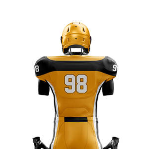 Custom Made American Football Uniform Breathable Quick Dry Material with Short Sleeves Sublimation American Football Uniform - Product Image 6