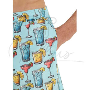 Shorts de plage pour hommes à rayures, imperméables, personnalisables, en polyester/coton, avec cordon de serrage – Meilleures ventes, Offre Spéciale - Product Image 4