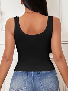 Soutien-gorge de sport pour femme à séchage rapide, haut court de yoga, fitness, course à pied, gym, exercice, vêtements de sport, logo personnalisé, OEM, ODM, vente en gros - Product Image 2