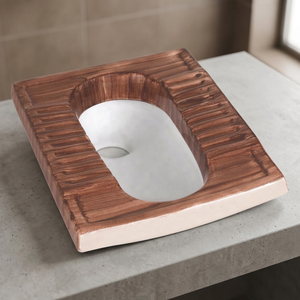 Vistaar Designer Two Tone Orissa Squatting <b>Pan</b> WC Toilet Commode Special Export For Africa Middle East Markets - Product Image 3