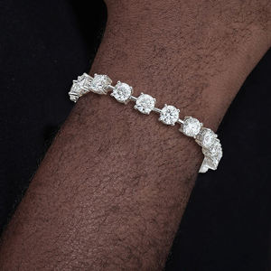 Elegant Design Moissanite Tennis Bracelet with High Clarity Stones for <b>Men</b> Women Bridal Jewelry Engagement and Special Occasions - Product Image 3