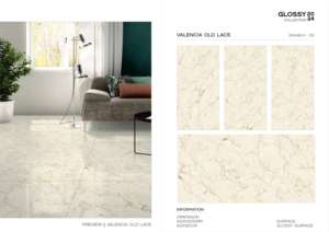 Azulejos de Porcelana Esmaltada con Acabado Brillante, 24x48 Pulgadas, Gran Tamaño, para Pisos Interiores de Diseño Contemporáneo - Product Image 2