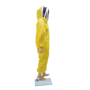 Combinaison d'apiculture en coton vert respirant avec voile en maille, sans manches, coupe ample, pour usage en usine et atelier - Product Image 1