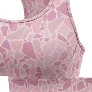 Soutien-gorge de sport pour femme, doux, confortable, sans coutures, à maintien élevé, style personnalisé, respirant, push-up, pour fitness, yoga, gym, course à pied - Product Image 4