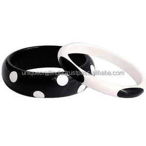 Brazaletes de Resina de Lujo para Mujer con Diseños de Lunares | |   Duradero, Elegante y Perfecto para Cualquier Ocasión | | - Product Image 6