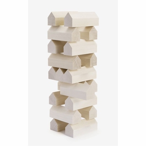 Juego de Torre de Bloques de Madera Gigantes Apilables con Bolsa de Almacenamiento, Juego de Mesa Portátil para Jardín, Patio, Césped, para Fiestas, Adultos - Product Image 5