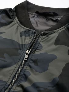 European American Women's <b>Camouflage</b> Print <b>Jacket</b> Fashionable Casual Regular Fit Side Pocket Winter Bomber Racer <b>Jackets</b> Coats - Product Image 5