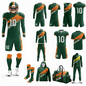Tenues de football américain professionnelles, fabriquées sur mesure, avec logo personnalisé, de haute qualité, en vente. - Product Image 1