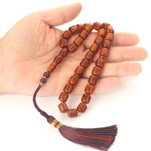 Figurine en résine faite à la main sur le thème de l'ange, Tasbih religieux avec pompon, Dhikr islamique, cadeau spirituel, décoration de la maison - Product Image 1