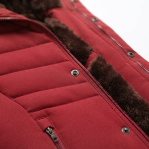 Ventes chaudes : veste d'hiver décontractée pour homme avec fermeture éclair, logo personnalisé imprimé, style streetwear, veste matelassée - Product Image 5