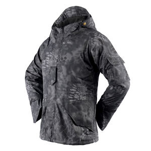 Vêtements de travail camouflageés coupe-vent pour l'extérieur, veste et pantalon, tissu silencieux, vestes de chasse, softshell, imperméable - Product Image 4