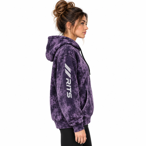 Sudadera con Capucha Oversize Tie Dye para Mujer RITS, de Forro Polar con Bolsillos, Corte Regular, para Otoño, la Más Vendida al por Mayor 2026 - Product Image 4