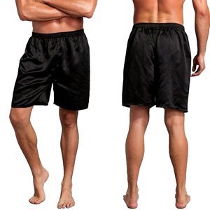 Men's Silk Satin Pajama Shorts – Soft Breathable Anti-Wrinkle Lounge Wear | Comfortable Sleep Shorts - Product Image 1