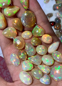 โอปอลรังผึ้งสีเหลืองธรรมชาติหลากหลายแบบ รูปทรงอิสระสำหรับตกแต่งและทำเครื่องประดับ - Product Image 3