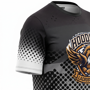 OEM Lacrosse Shooting Shirts Men's Women's Youth Custom Team Colors Logo Athletic Training <b>Top</b> Sportswear Supplier Factory - Product Image 4