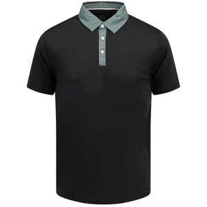 เสื้อโปโลผู้ชายดีไซน์ใหม่สำหรับฤดูร้อน เนื้อผ้าระบายอากาศ แห้งเร็ว ไร้ตะเข็บ สีพื้น แขนสั้น - Product Image 1