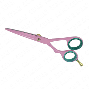 Ciseaux de barbier en acier inoxydable pour droitiers, ciseaux de coiffure avec un design multicolore élégant, vente en gros - Product Image 5