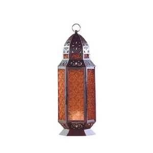 Black Metal Moroccan Candle <b>Lantern</b> Hexagonal Cutout Dome Stainless Steel Panel Hanging Candleholder Tabletop <b>Hurricane</b> Light - Product Image 2