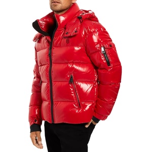 Chaqueta acolchada impermeable para hombre, ropa de calle con capucha, chaqueta acolchada holgada de gran tamaño para invierno para hombre 2026 - Product Image 6