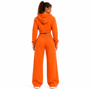 Conjunto de ropa de invierno personalizado para hombre, sudadera con capucha extragrande de forro polar grueso, conjunto de pantalones cortos a juego con cordón ajustable. - Product Image 2