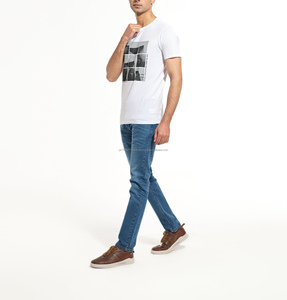 T-shirt personnalisé pour hommes T-shirt graphique 100% coton T-Shirts oversize courts à épaules tombantes T-shirts respirants - Product Image 1
