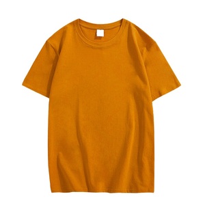 BD China Factory OEM Customized Logo Embroidery Heavyweight Solid Color Round Neck Short Sleeve Summer Casual Men Basic T Shirt - Product Image 4