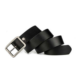 Ceinture en cuir véritable pour homme, boucle à ardillon décontractée en alliage, durable, respirante, écologique, largeur 38 mm, longueur personnalisable - Product Image 4