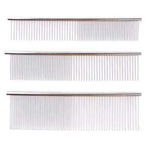 Peine Profesional de Acero Inoxidable de Alta Calidad Personalizable para el Cuidado y Belleza de Mascotas - Product Image 3