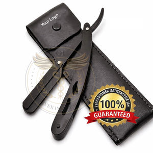 Navaja de Barbero Profesional de Hoja Recta, Acero Inoxidable de Alta Calidad, Esterilización a Alta Temperatura - Product Image 4