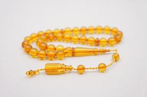 Perles de prière islamiques en résine faites à la main, thème ange, technique de moulage, bijoux religieux élégants, cadeau spirituel pour hommes et femmes - Product Image 4